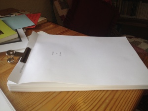 And all I'm left with is a manuscript!